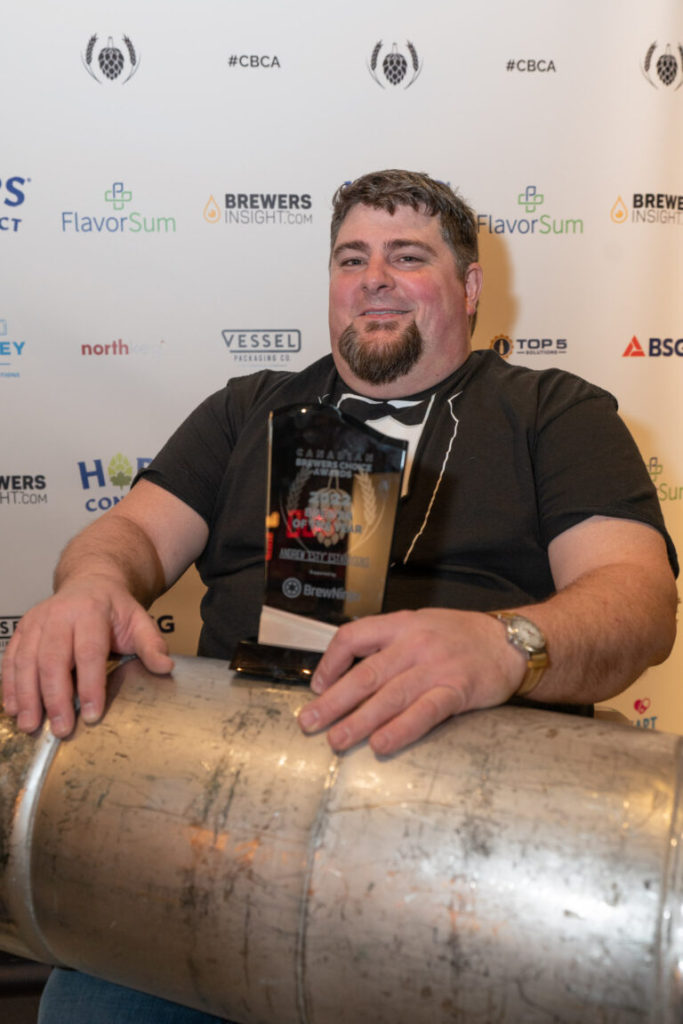 Canadian Brewers Choice Awards Brewer of the Year: Andrew “Esty” Estabrooks from Foghorn Brewing in Rothesay, New Brunswick